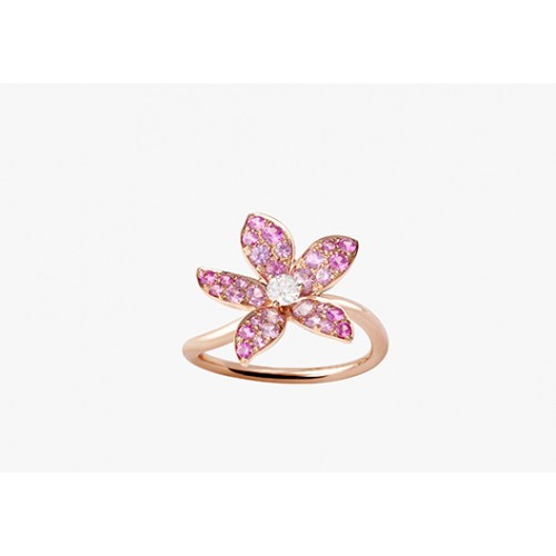 Ring L’essentielle MM PG Diamond Pink Sapphire 056